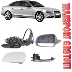 Oglinda Stanga AUDI A4 B8 (8K2) din 2007 - 2015, Auto, Reglaj electric, Completa