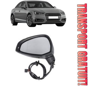 Oglinda Stanga AUDI A4 B9 (8W2, 8WC) din 2015 - 2019, Auto, Reglaj electric, Completa