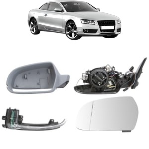 Oglinda Stanga AUDI A5 (8T3) din 2007 - 2017, Auto, Reglaj electric, Completa - Img 2