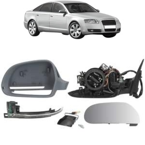Oglinda Stanga AUDI A6 C6 (4F2) din 2004 - 2011, Auto, Reglaj electric, Completa - Img 2
