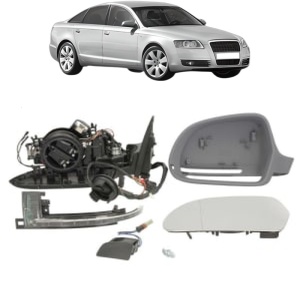 Oglinda Stanga AUDI A6 C6 (4F2) din 2004 - 2011, Auto, Reglaj electric, Completa - Img 2