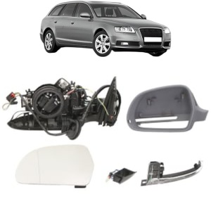 Oglinda Stanga AUDI A6 C6 Avant (4F5) din 2004 - 2011, Auto, Reglaj electric, Completa - Img 2
