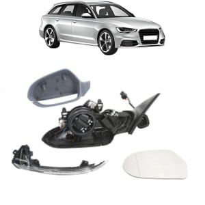 Oglinda Stanga AUDI A6 C7 Avant (4G5, 4GD) din 2011 - 2018, Auto, Reglaj electric, Completa - Img 2
