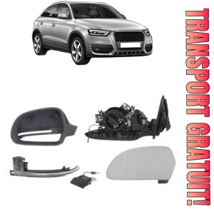 Oglinda Stanga AUDI Q3 (8UB, 8UG) din 2011 - 2018, Auto, Reglaj electric, Completa