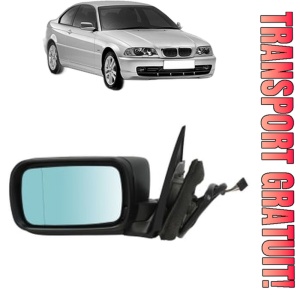 Oglinda Stanga BMW Seria 3 (E46) din 1997 - 2005, Auto, Reglaj electric, Completa