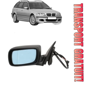 Oglinda Stanga BMW Seria 3 Touring (E46) din 1999 - 2005, Auto, Reglaj electric, Completa