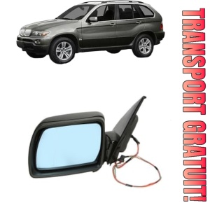 Oglinda Stanga BMW Seria X5 (E53) din 2000 - 2006, Auto, Reglaj electric, Completa