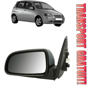 Oglinda Stanga CHEVROLET AVEO / KALOS Hatchback (T200) din 2003 - 2008, Auto, Reglaj electric, Completa