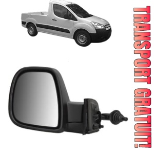 Oglinda Stanga CITROEN BERLINGO Platform/Chassis (B9) din 2008 - 2021, Auto, Reglaj mecanic, Completa