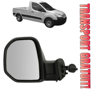 Oglinda Stanga CITROEN BERLINGO Platform/Chassis (B9) din 2008 - 2021, Auto, Reglaj mecanic, Completa