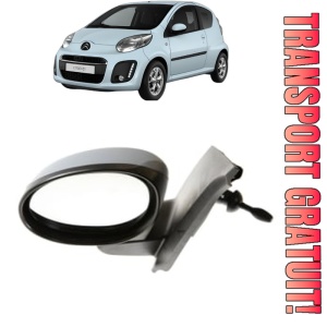Oglinda Stanga CITROEN C1 (PM_, PN_) din 2005 - 2014, Auto, Reglaj mecanic, Completa