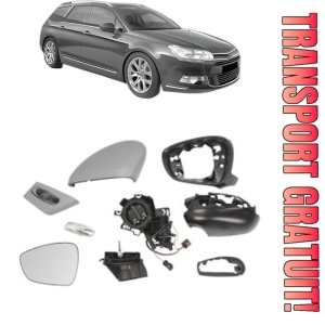 Oglinda Stanga CITROEN C5 III Break (RW_) din 2008 - 2017, Auto, Reglaj electric, Completa