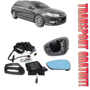 Oglinda Stanga CITROEN C5 III Break (RW_) din 2008 - 2017, Auto, Reglaj electric, Completa