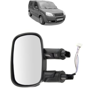 Oglinda Stanga FIAT DOBLO MPV (119_, 223_) din 2001 - 2005, Auto, Reglaj electric, Completa - Img 2