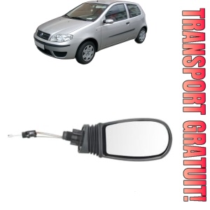 Oglinda Stanga FIAT PUNTO Hatchback Van (188_) din 2000 - 2010, Auto, Reglaj mecanic, Completa