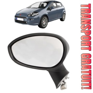 Oglinda Stanga FIAT PUNTO Hatchback Van (199_) din 2008 - 2012, Auto, Reglaj electric, Completa