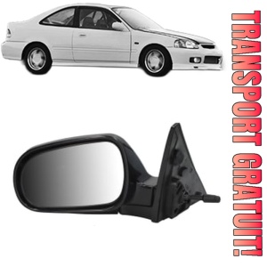 Oglinda Stanga HONDA CIVIC VI Coupe (EJ, EM1) din 1996 - 2000, Auto, Reglaj mecanic, Completa