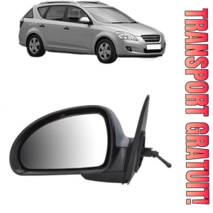 Oglinda Stanga KIA CEE'D SW (ED) din 2007 - 2012, Auto, Reglaj mecanic, Completa
