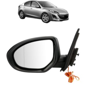 Oglinda Stanga MAZDA 3 Saloon (BL) din 2008 - 2014, Auto, Reglaj electric, Completa - Img 2