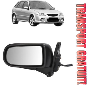 Oglinda Stanga MAZDA 323 F VI Hatchback (BJ) din 1998 - 2004, Auto, Reglaj mecanic, Completa