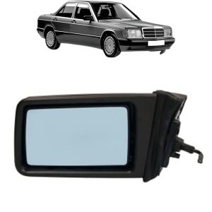 Oglinda Stanga MERCEDES-BENZ 190 (W201) din 1982 - 1993, Auto, Reglaj mecanic, Completa - Img 2