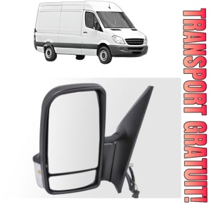 Oglinda Stanga MERCEDES-BENZ SPRINTER 3,5-t Van (B906) din 2006 - 2018, Auto, Reglaj manual, Completa