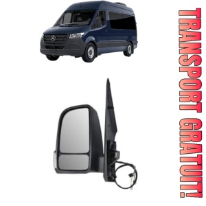Oglinda Stanga MERCEDES-BENZ SPRINTER 3,5-t Van (B907, B910) din 2018 - 2025, Auto, Reglaj electric, Completa
