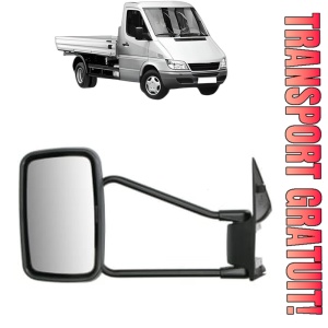 Oglinda Stanga MERCEDES-BENZ SPRINTER 3-t Platform/Chassis (B903) din 1995 - 2006, Auto, Reglaj manual, Completa