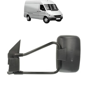 Oglinda Stanga MERCEDES-BENZ SPRINTER 3-t Van (B903) din 1995 - 2006, Auto, Reglaj manual, Completa - Img 2