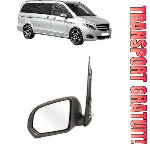 Oglinda Stanga MERCEDES-BENZ VITO Mixto (Double Cabin) (W447) din 2014 - 2024, Auto, Reglaj manual, Completa