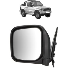 Oglinda Stanga MITSUBISHI PAJERO II Canvas Top (V2_C, V4_C) din 1990 - 2000, Auto, Reglaj manual, Completa - Img 2