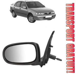 Oglinda Stanga NISSAN ALMERA I (N15) din 1995 - 2000, Auto, Reglaj mecanic, Completa
