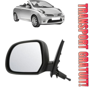 Oglinda Stanga NISSAN MICRA C+C III (K12) din 2005 - 2010, Auto, Reglaj mecanic, Completa