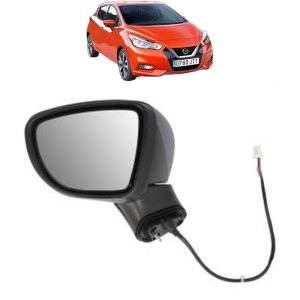 Oglinda Stanga NISSAN MICRA V (K14) din 2016, Auto, Reglaj electric, Completa - Img 2