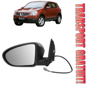 Oglinda Stanga NISSAN QASHQAI I (J10, NJ10) din 2006 - 2014, Auto, Reglaj electric, Completa
