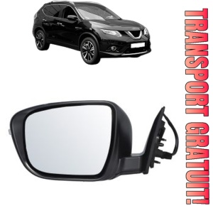 Oglinda Stanga NISSAN X-TRAIL III (T32_, T32R, T32RR) din 2014 - 2021, Auto, Reglaj electric, Completa