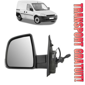Oglinda Stanga OPEL COMBO Box Body/MPV din 2001 - 2012, Auto, Reglaj mecanic, Completa