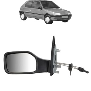 Oglinda Stanga PEUGEOT 106 I (1A, 1C) din 1991 - 1996, Auto, Reglaj mecanic, Completa - Img 2