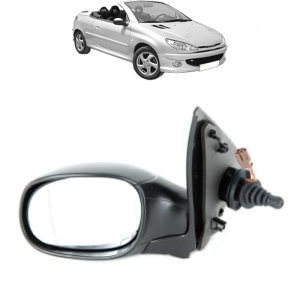 Oglinda Stanga PEUGEOT 206 CC (2D) din 2000 - 2007, Auto, Reglaj mecanic, Completa - Img 2