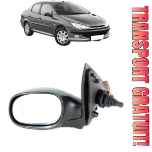 Oglinda Stanga PEUGEOT 206 Saloon din 2007 - 2008, Auto, Reglaj mecanic, Completa
