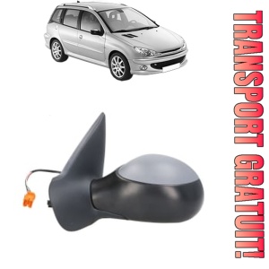 Oglinda Stanga PEUGEOT 206 SW (2E/K) din 2002 - 2008, Auto, Reglaj electric, Completa