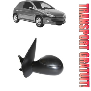 Oglinda Stanga PEUGEOT 206 Van din 2001 - 2009, Auto, Reglaj mecanic, Completa