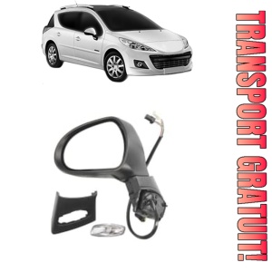 Oglinda Stanga PEUGEOT 207 SW Estate Van (WK_) din 2007 - 2012, Auto, Reglaj electric, Completa