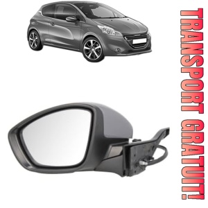 Oglinda Stanga PEUGEOT 208 I (CA_, CC_) din 2012 - 2019, Auto, Reglaj electric, Completa