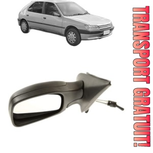 Oglinda Stanga PEUGEOT 306 Hatchback Van din 1993 - 2001, Auto, Reglaj mecanic, Completa