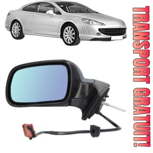 Oglinda Stanga PEUGEOT 407 Coupe (6C_) din 2005 - 2009, Auto, Reglaj electric, Completa