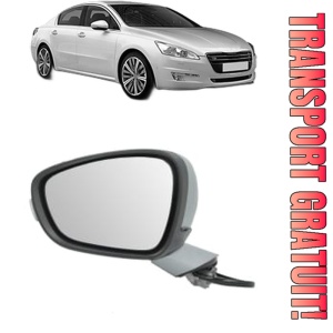 Oglinda Stanga PEUGEOT 508 I (8D_) din 2010 - 2018, Auto, Reglaj electric, Completa