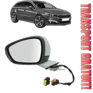 Oglinda Stanga PEUGEOT 508 SW I (8E_) din 2010 - 2018, Auto, Reglaj electric, Completa