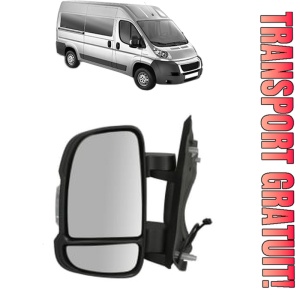 Oglinda Stanga PEUGEOT BOXER Bus din 2006 - 2023, Auto, Reglaj manual, Completa
