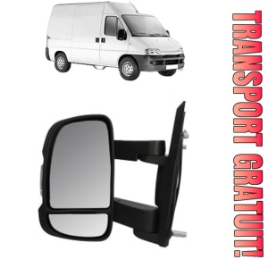 Oglinda Stanga PEUGEOT BOXER din 1994 - 2023, Auto, Reglaj manual, Completa
